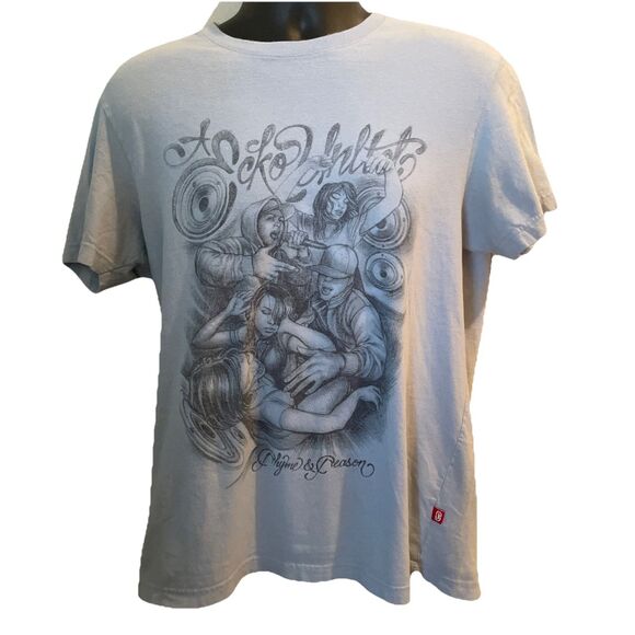 Echo Unlimited vintage, Rhyme & Reason Men's L Echo - Picture 1 of 7